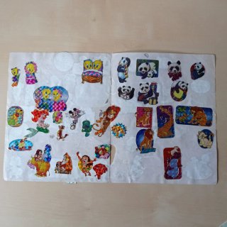 Cartitas perfumadas, cromos y stickers vintage
