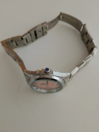 Reloj WWOOR Mujer Rosa y Plateado