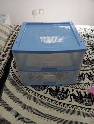 Cajonera de Plástico con 2 Cajones