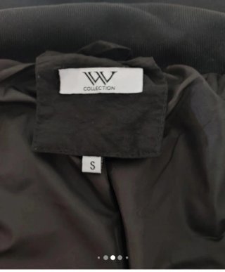 Cazadora Acolchada Estilo Bomber Negra