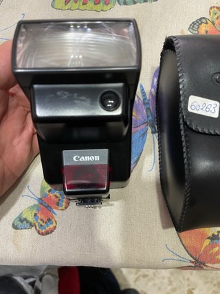 Flash Canon Speedlite 300EZ con funda original