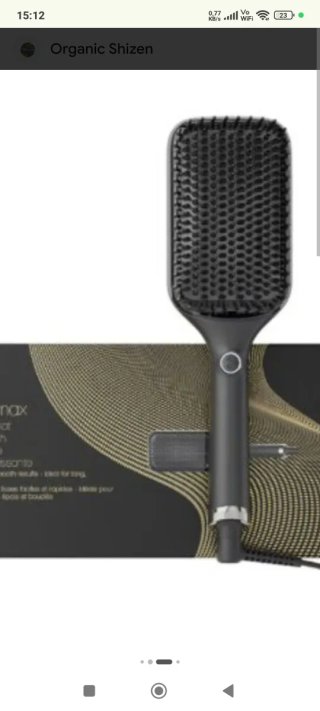 GHD Glide Max Cepillo Alisador Negro/Dorado