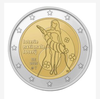 Moneda 2 euros Bélgica 2025 se entrega en Coincard