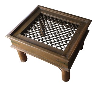 Mesa de Centro Reja India Teca