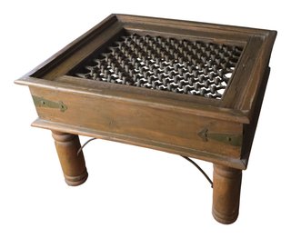 Mesa de Centro Reja India Teca