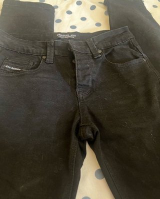 Pantalón vaquero negro hombre original adolescente