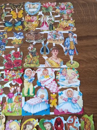 Lote Cromos Troquelados Varios Tamaños