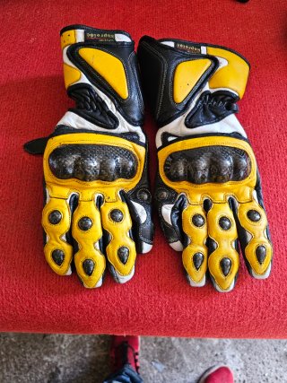 Guantes de cuero y carbono  Keprotec talla M