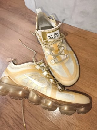 Zapatillas Nike Vapormax 2019 Oro Blanco