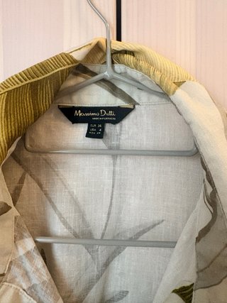 Camisa Massimo Dutti Estampada Talla S