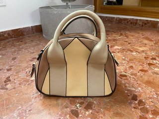 Bolso Vintage Beige y Marrón
