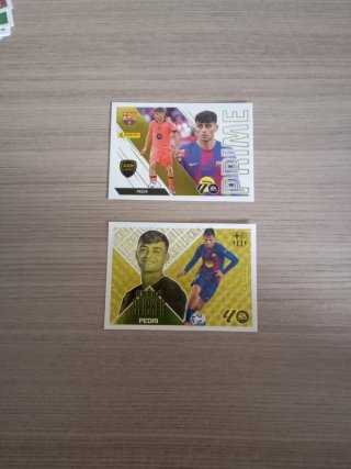 Cromos Panini Pedri (Extra Sticker y Prime)