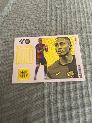 Cromo Panini Raphinha EA Sports Extra Gold