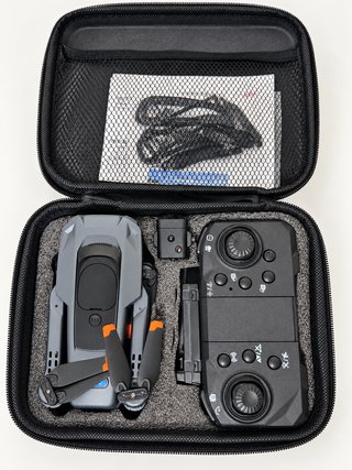 Mini dron plegable con cámara HD y maletín P!5