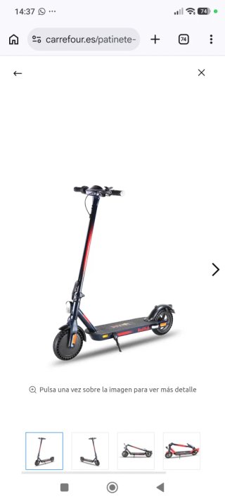 Patinete Eléctrico Red Bull y cecotec oferta 190€