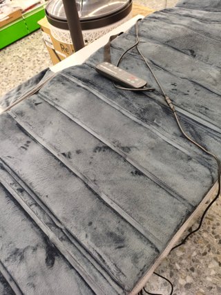 Colchón de masaje eléctrico COMFIER con calor, 10 motores y apagado automático