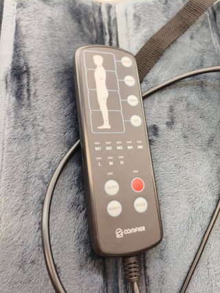 Colchón de masaje eléctrico COMFIER con calor, 10 motores y apagado automático