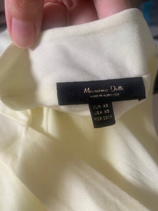 Top Massimo Dutti Beige