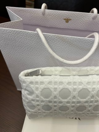 DIOR Pouch / Neceser blanco Dior Oblique