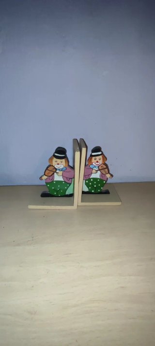 Set de 2 Sujetalibros Infantiles de Madera