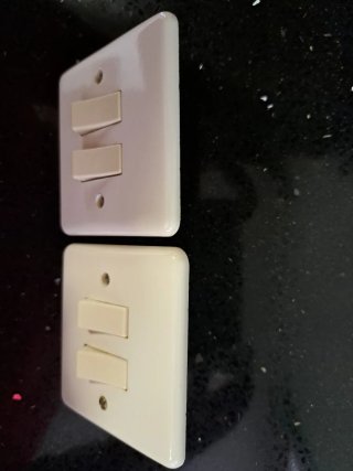 2 Interruptores Dobles Antiguos