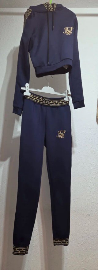 Chándal SikSilk Azul y Dorado