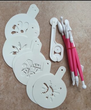 Set di attrezzi per decorazione dolci