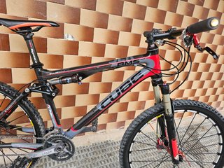 Cube carbono doble suspension mtb btt fox xtr sram