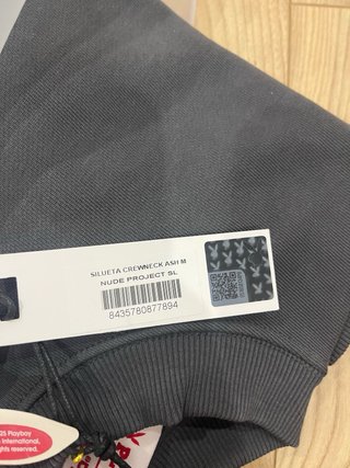 Sudadera Nude Project x Playboy Gris