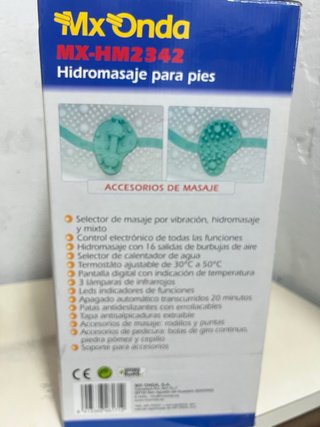 Hidromasaje para pies Mx Onda MX-HM2342