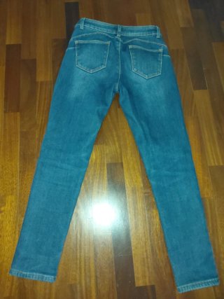 Jeans elasticizzati felpati blu