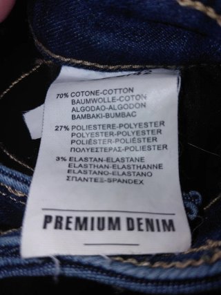 Jeans elasticizzati felpati blu