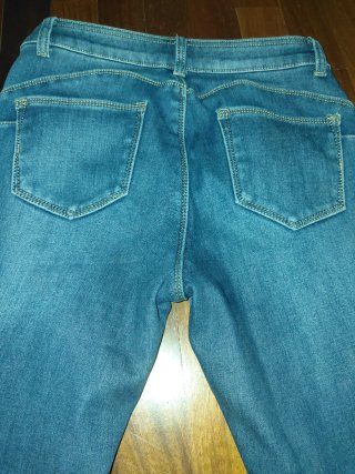 Jeans elasticizzati felpati blu