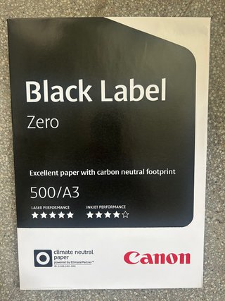 6 Paquetes Papel A3 Canon Black Label