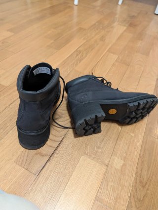 Botines Timberland Negros Talla 36 tacón ancho
