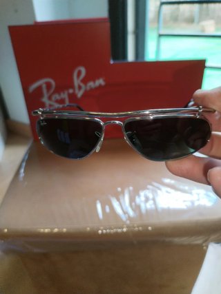 Gafas Ray-Ban Aviator Sidestreet B&L Plata
