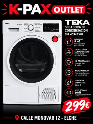 Secadora Teka SHL 40942 WH