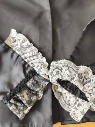 Camisa Baturra Niña Negra