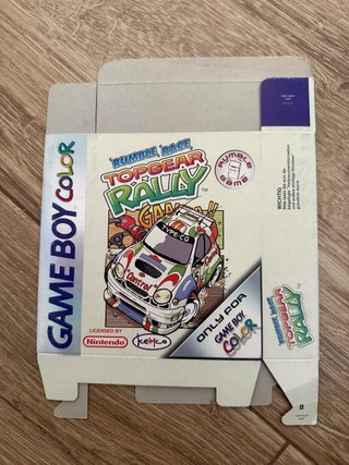 Caja Juego Top Gear Rally Game Boy Color