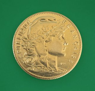 Moneda Francesa 10 Francos Gallo 1899