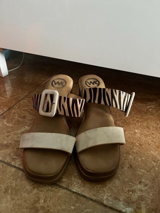 Sandalias Michael Kors Estampado Zebra