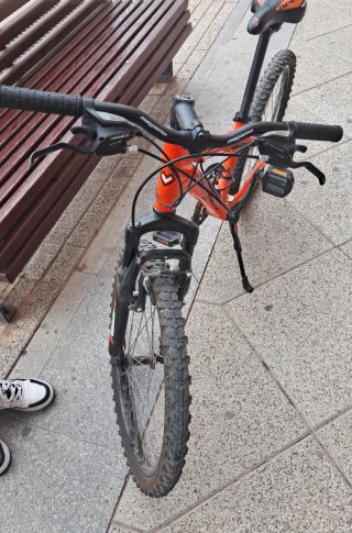 Bicicleta Montaña 24 Naranja