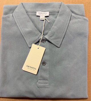 Polo Sunspel S Azul