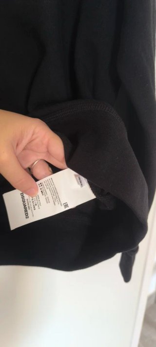 RUN DAN Sudadera Negra XXL Lentejuelas Icon hombre