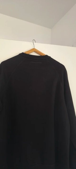 RUN DAN Sudadera Negra XXL Lentejuelas Icon hombre