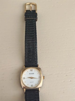Orologio Flyer cinturino nero batteria  sostituire