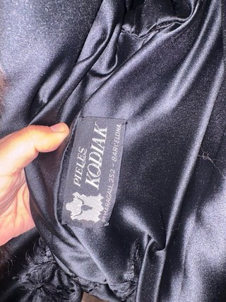 Chaqueta piel de zorro de ceniza , barcelona