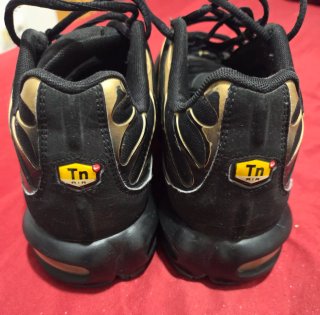 Zapatillas Nike Air Max Plus Negras y Doradas