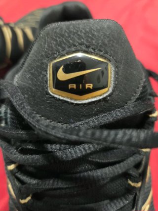 Zapatillas Nike Air Max Plus Negras y Doradas