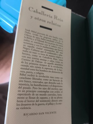 Caballería Roja y otros relatos. Isaak Babel
